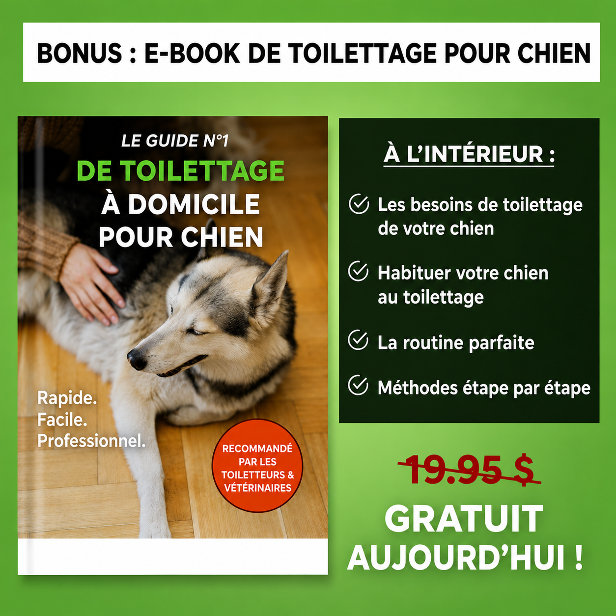 Ebook de toilettage offert