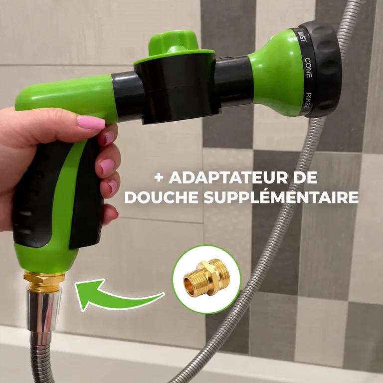 Adaptateur de douche supplémentaire du LeJetCanin